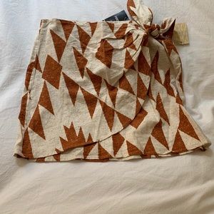 Sahara patterned skirt